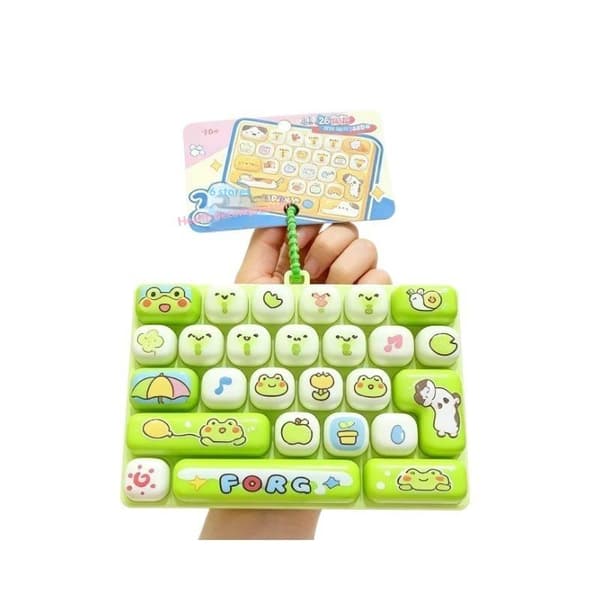 26 ruudukon näppäimistön näppäinhattu Clicker Fidget Fidget -näppäimistön näppäinhatut Pink