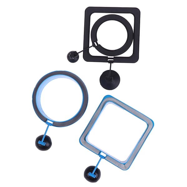 1 PC akvarium foderring akvarium station flydende Tary Square/ 2