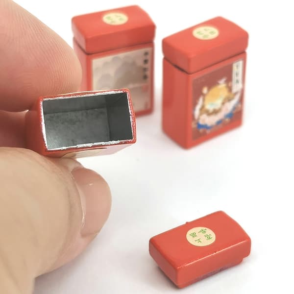 1/12 Dukkehus Simulation Sort teæske Dukkehus Miniature Kit A2