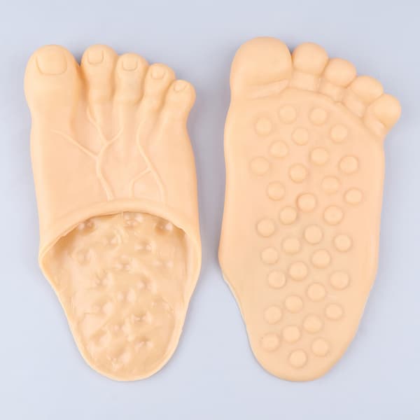 Funny Slipper Menn Dame Unisex Creatire Toe Sko Crazzy Five-F