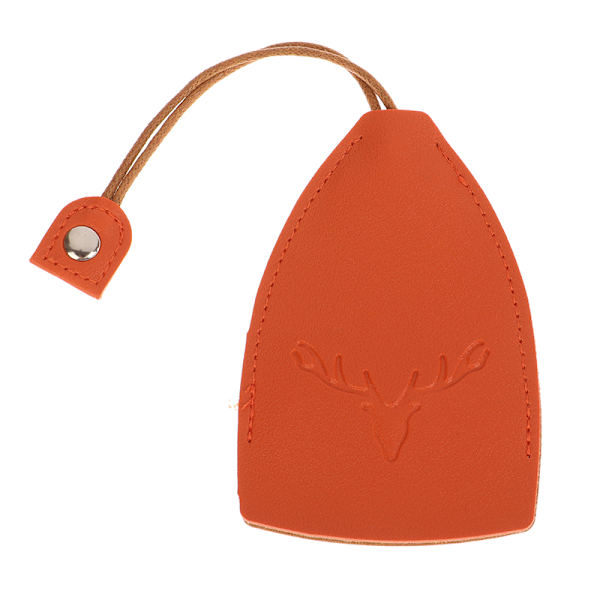 1 st julälgnyckellåda utdragbar nyckelplånböcker PU lädernyckel C Orange