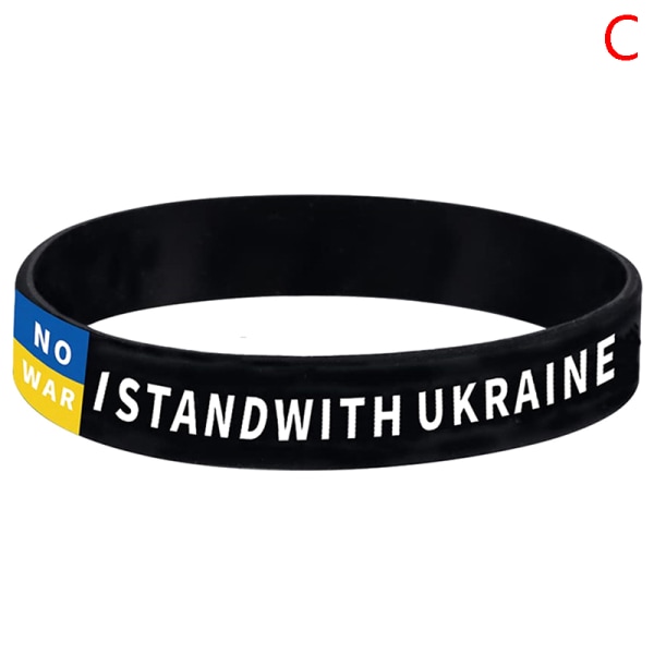 1PC Fotboll Ukraina Land National Flag Armband Sport Elasti C