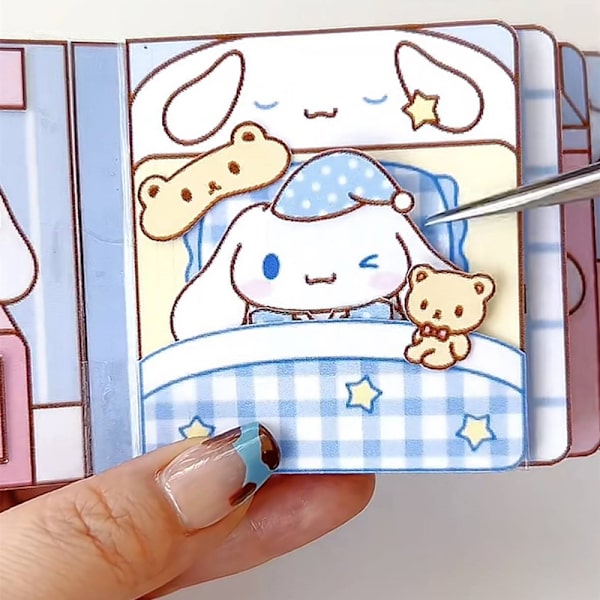 DIY Quiet Book Doudou Book Barn Jenter Pedagogisk Håndlaget A2