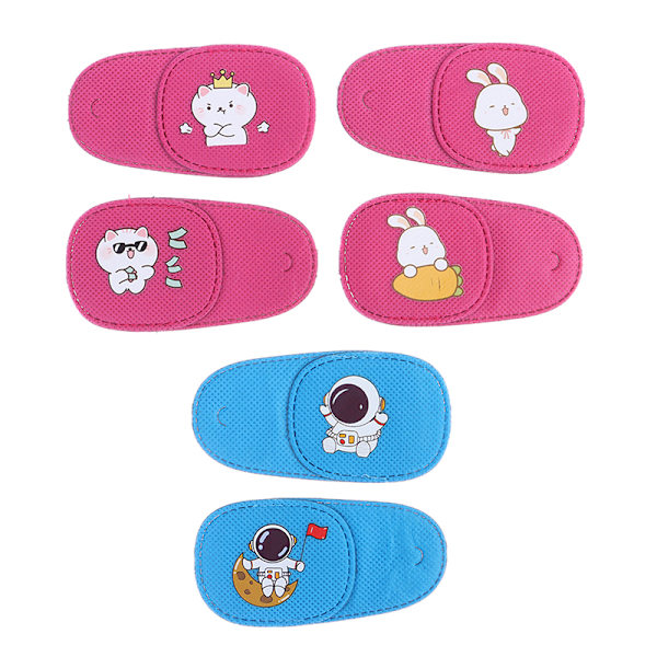 6 kpl / set Sarjakuva Lasten Single Eye Cover Eye Mask Lazy Eye P A/right eye