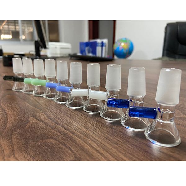 14 mm laboratorio kirkas lasi borosilikaattikahva suppilo tyyppi keula White