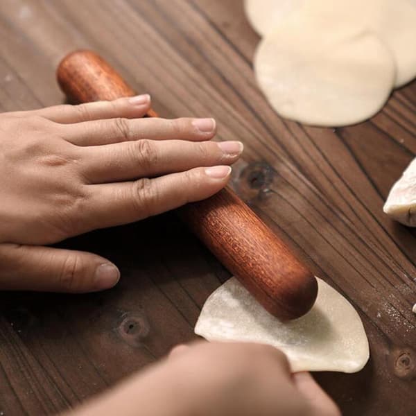 25/30 cm Kjevle i Tre Fondant Kakepynt Deigrulle 30CM