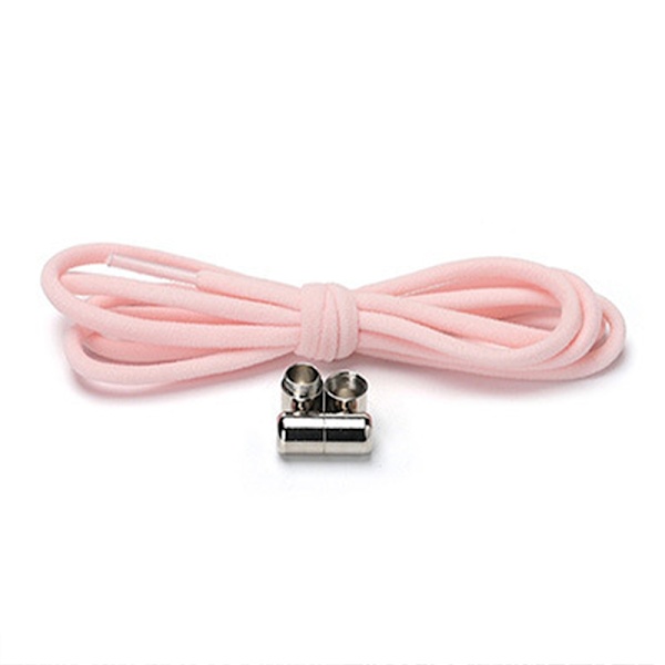 Joustavat lenkkarit kengännauha Metal Lock Lazy Nauhat lapsille ja Ad Pink
