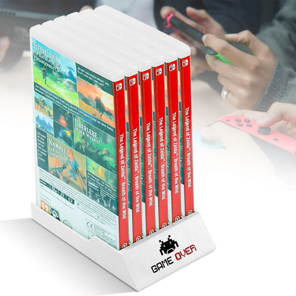 Korthållare Spelförvaringsställ Spelkort Disc Display Box Spel C Red A3