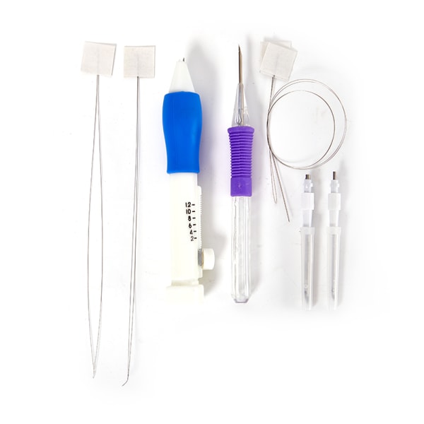 Broderi Mattstickat Punch Kit arbete Sömnad Set Sömnad också 1 set