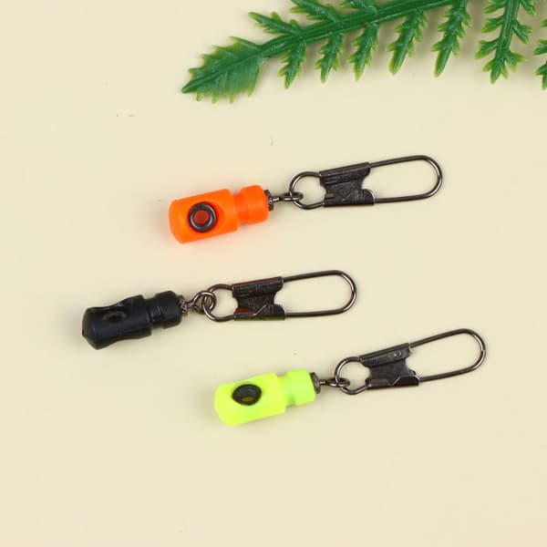 3 stk fiskekobling flytende hengende plugg roterende pinner rigging Black