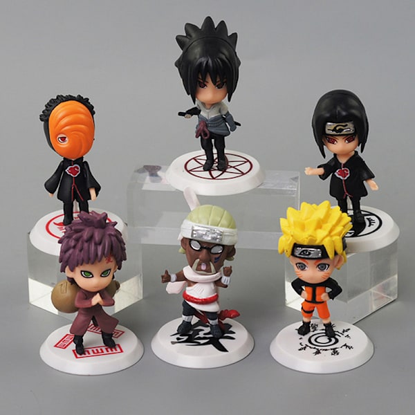 6st/ set Naruto Shippuden Anime Action Figur Modell