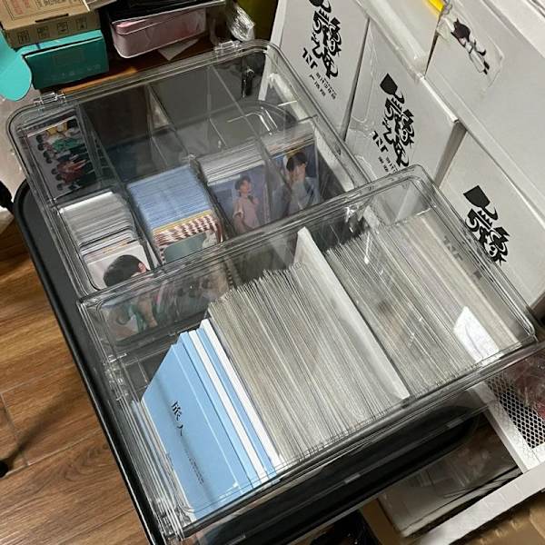 Card Kpop Photocard Säilytyslaatikko Valokuvakorttien organizer A2