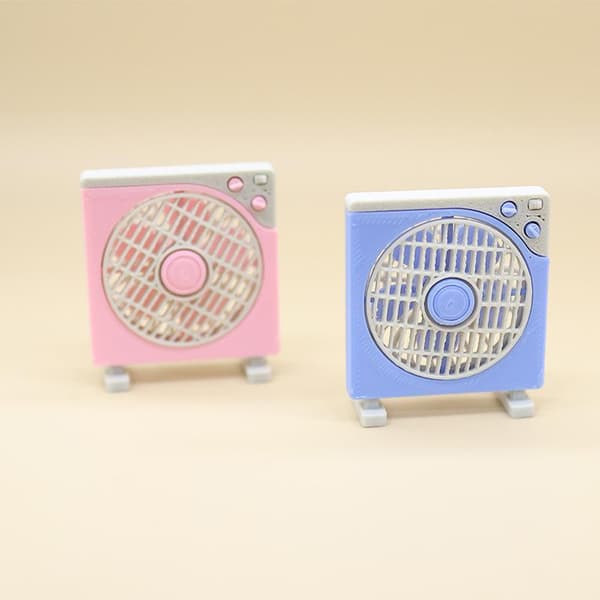 1 stk. mini elektrisk ventilator model dukketilbehør til dukker dukkehus A2