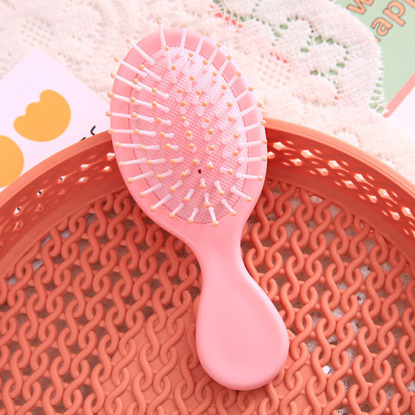 Mini Wet Hair Brush Hair Combs Small Pocket Travel Hair Brush T Blue