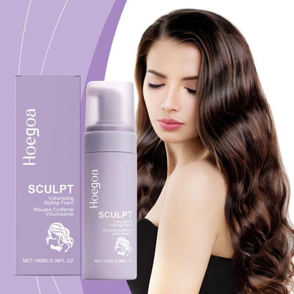 Hoegoa Volumizing Styling Mousse Opfriskende Oliekontrol Nærende