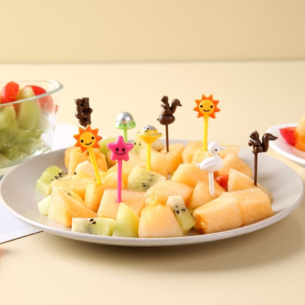 Fruit Fork Cartoon Mini Animal Cartoon Selection Children Snac 3