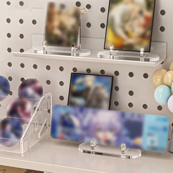 5 st akrylklart stativ akrylställ displayställ multifunktionellt