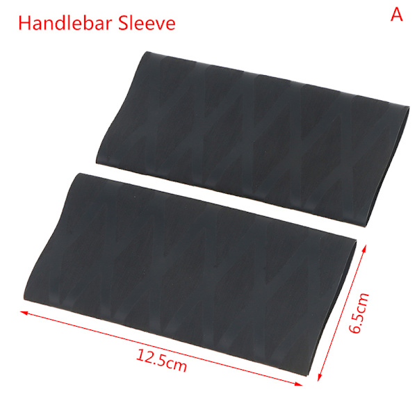 Motorsykkel Universal Heat Shrinkable Grip Cover Sklisikkert gummi A
