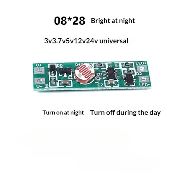 8 mm mini lyssensorafbryder tænder automatisk lysafbryderføler A3