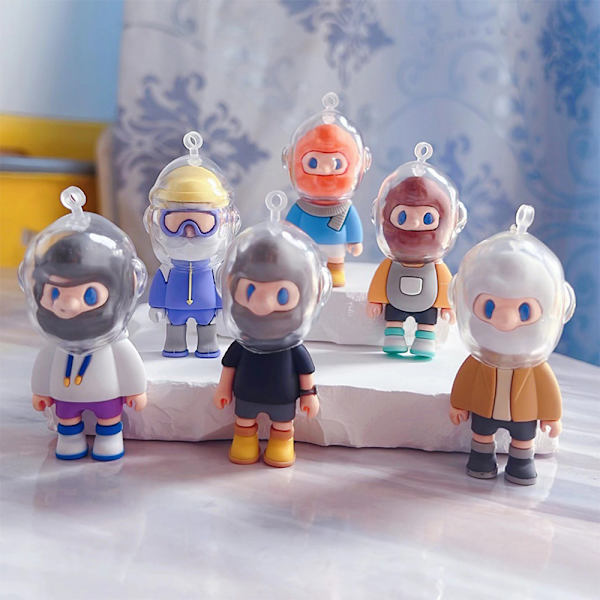 Sarjakuva-avaimenperä Kawaii Anime Figuuri Silikonimallin riipusavain A3