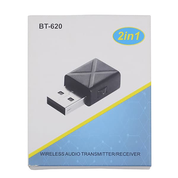 Mini USB Bluetooth 5.0 sendermottaker 2 i 1 trådløs o A