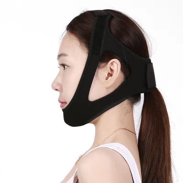 Anti-snorke hake støtte stropp svært effektiv søvn justerbar Breathable version