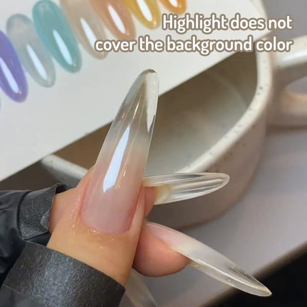 1 burk Plating Aurora Chrome Nagelpulver Högglans Månsken Mi