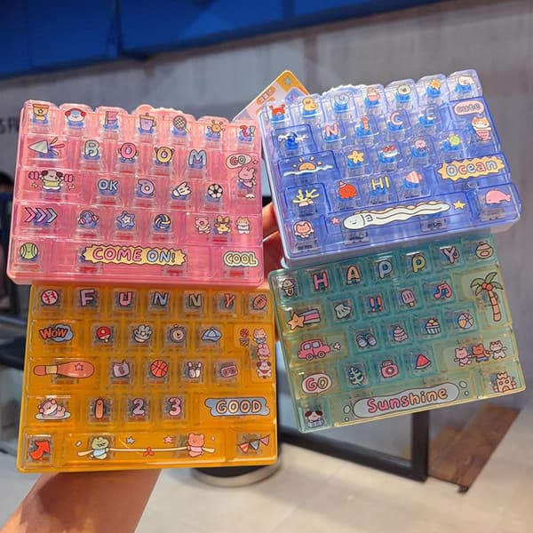 26 ruudukon näppäimistön näppäinhattu Clicker Fidget Fidget näppäimistön näppäinhatut A2