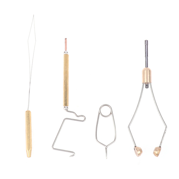 Fiske Fluebinding Spoleholder Bodkin Hackle Plier Dubbing Twi D