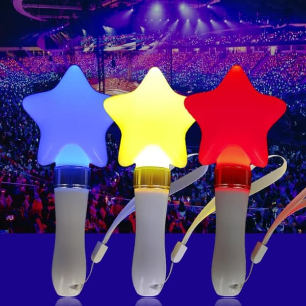 Stjärnhjärta Lightstick Glow Stick Mini Lightsticks Konsertljus B