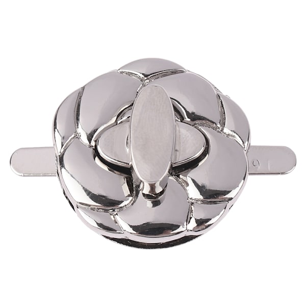 1 st Blomform metalllås Väska Spänne Spännen för Handba Silver