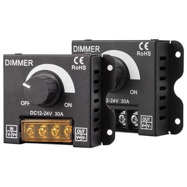 LED Dimmerbryter Lysstyrke Justerbar Kontroller For Bil Bobil S