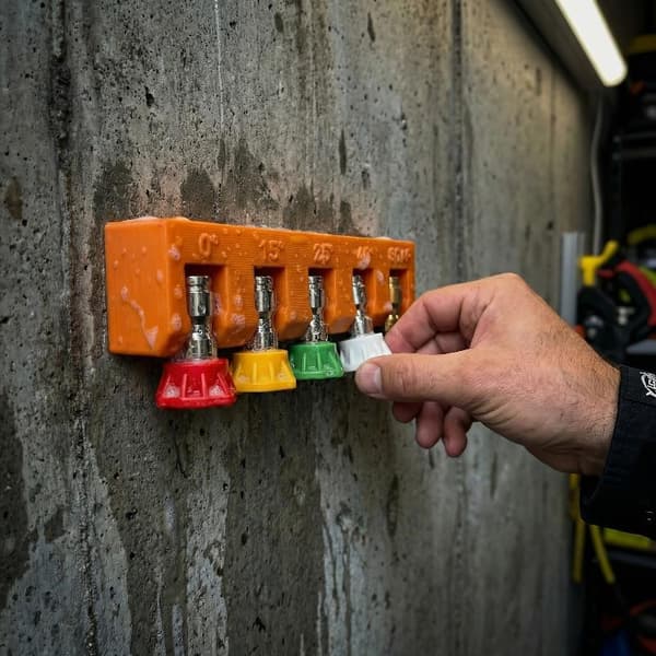1 st 5-ports 1/4 tums snabbkoppling för högtryckstvättmunstycke A2