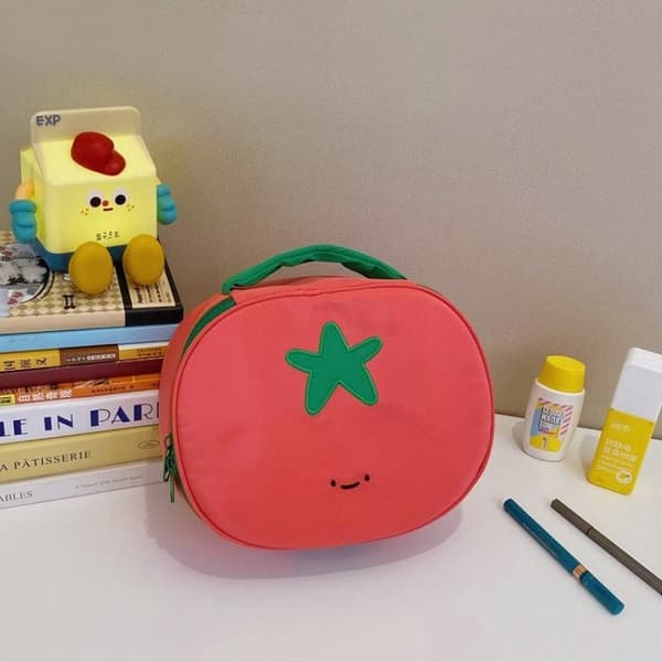 1 stk. e tomatformet makeuptaske Vandtæt kosmetikorganisator P