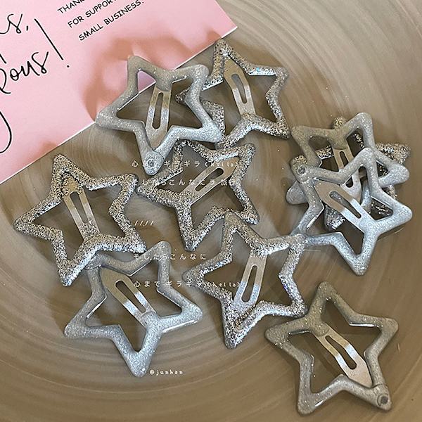 e Star Hairpin Sweet Cool n Style Hair Clip All-Match Hair Acce B