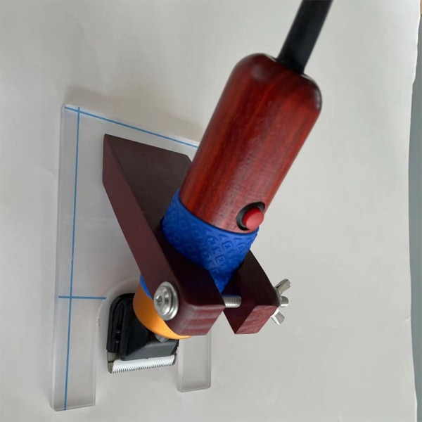 Elektrisk teppetrimmerbrakett Solid akryl klippeguide Fo
