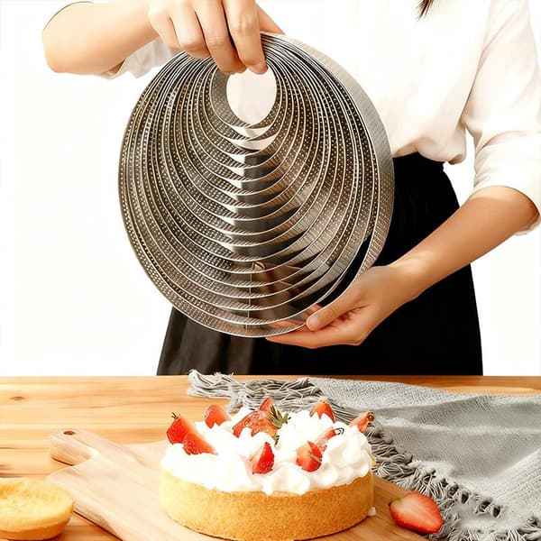 Mousse kakeform i rustfritt stål Varmebestandig Perforert Rund A2