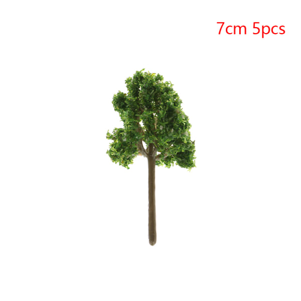 5 Stk Scene Tree Model Miniature Shooting Sand Table Architectur 7cm