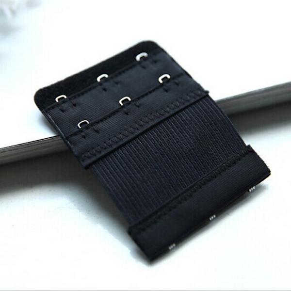 BH Extender Extension Elastisk 2/3 kroker Clip On Strap Myk B Black