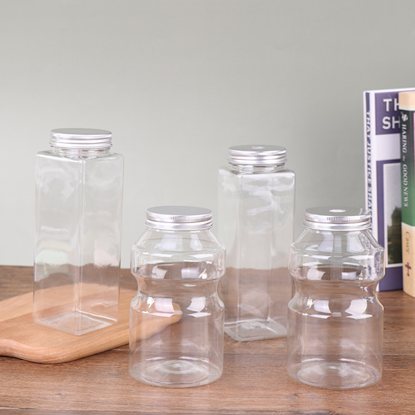 500ML Square Disponibel Juice Drikkeflaske Melk Te Plast A2