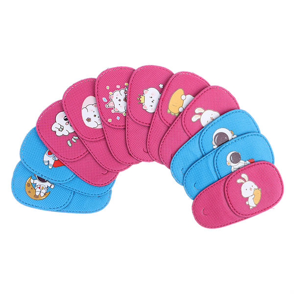 6 kpl / set Sarjakuva Lasten Single Eye Cover Eye Mask Lazy Eye P B/left eye