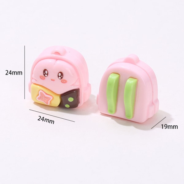 5 st Anime Cartoon Star Kirby Ryggsäck Creative Pink Mini Penda A1