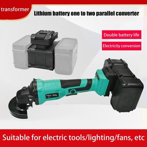 2-i-1 parallellkretsar batteriadapteromvandlare för 18V BL1830 A1 1PC