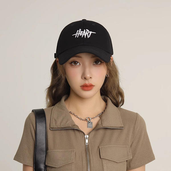 Broderi Brev Höst Vinter Baseball Cap Herr Dam Justerab Army green