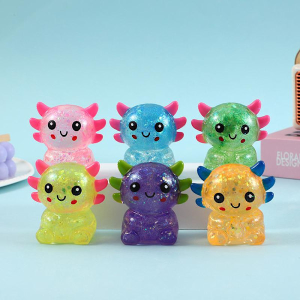 1 stk. Axolotl Stressbolde Squishy Sensorisk Fidget Legetøj og Dyrelegetøj 5