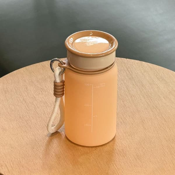 380ML Sportvattenflaska med stor kapacitet, gradientfärg Light blue