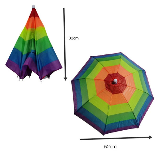 Kannettava sadehattu ulkona kokoontaitettava sateenvarjo kalastusaurinkovarjo Ant color B