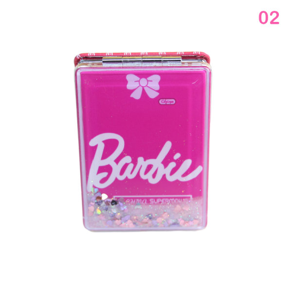 Bærbart Barbie Foldebart Håndholdt Spejl Tegneserie Barbie Letter M 2