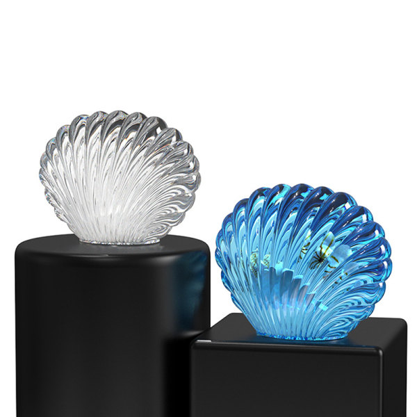 Gör-det-själv ljus Mould 3D Sea Shell Shape Aromaterapi Candl Small