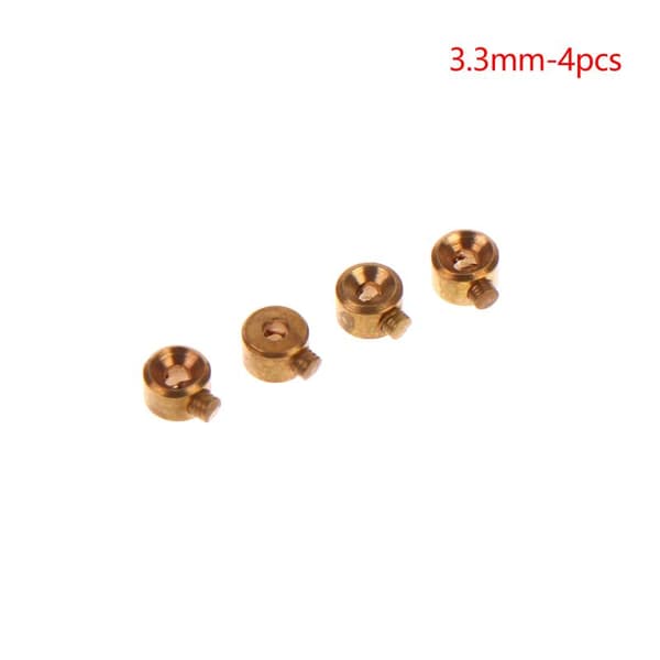 1/2/4 stk DIY Spænde Tilbehør til DIY Håndlavede Smykker Nøglering Pe 3.3mm 4pcs